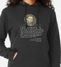 H. L. Mencken's Greatest Quote Lightweight Hoodie