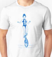 Retro Circus or Carnival Girl Hipster T-Shirt Unisex T-Shirt