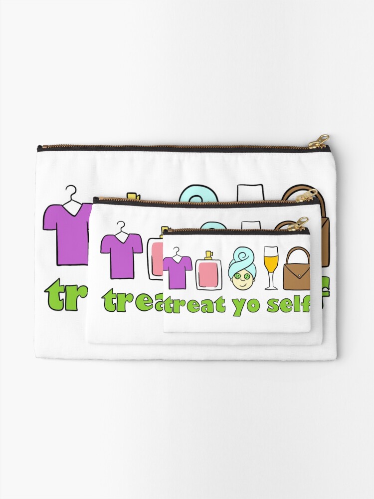 Alternate view of Treat Yo Self Zipper Pouch