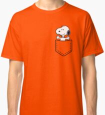 Pocket Snoopy Dog Classic T-Shirt