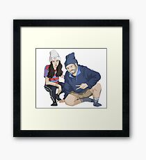 Ethan und Hila Gerahmter Kunstdruck