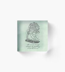 The Secret Garden Acrylic Block