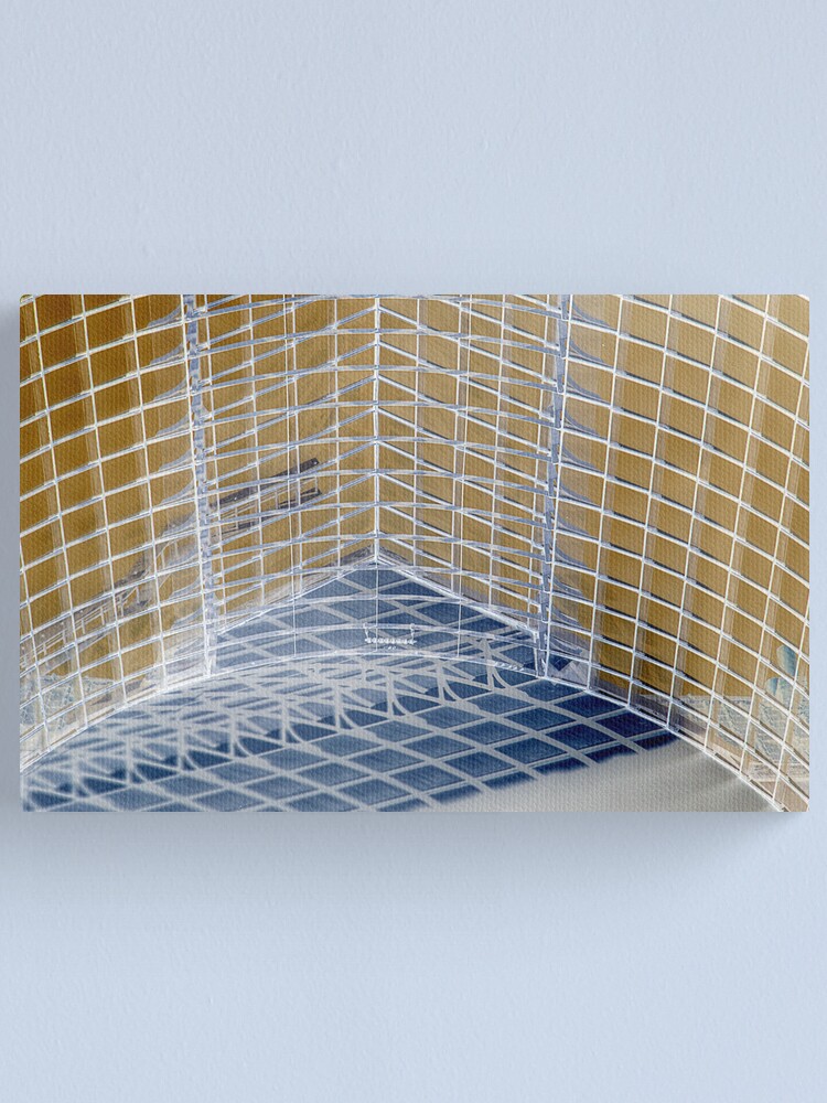 Alternate view of Inside an Urban Whale Canvas Print