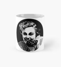 Retro Woman On Telephone Mug