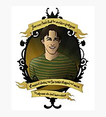 Xander - Buffy the Vampire Slayer Photographic Print