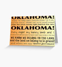 Oklahoma! Greeting Card