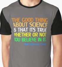 Neil deGrasse Tyson Popular Quote About Science Graphic T-Shirt