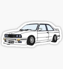 WHITE E30 Sticker