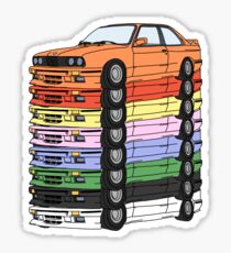 MULTI-COLORED E30(S) Sticker