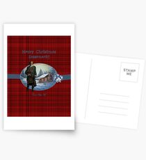 Merry Christmas Sassenach Postcards