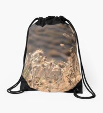 Dry grass Drawstring Bag