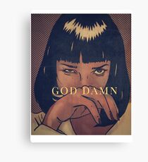 Pulp Fiction - Mia Wallace Canvas Print
