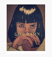 Pulp Fiction - Mia Wallace Photographic Print