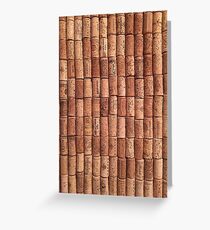 Lovely wine corks Greeting Card