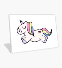 Fliegendes Pastell-Einhorn Laptop Folie