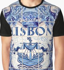 Portugal Lisbon Lisboa Azulejo Azulejos Tiles Graphic T-Shirt