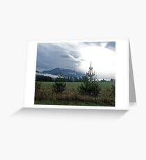 "Sauk Mountain Snow Storm" Greeting Card
