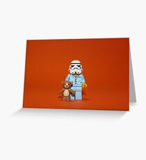 Sleepy Stormtrooper Greeting Card