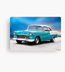 1955 Chevrolet Bel Air Two-Door Hardtop Canvas Print