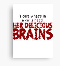 Delicious brains Canvas Print