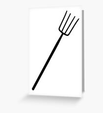 Pitchfork Greeting Card