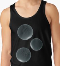 Geometric Neon Space Bubbles Tank Top