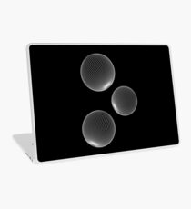 Geometric Neon Space Bubbles Laptop Skin