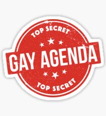 Pegatina Agenda Gay