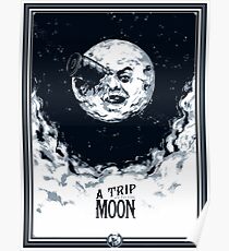 A trip to the moon Poster