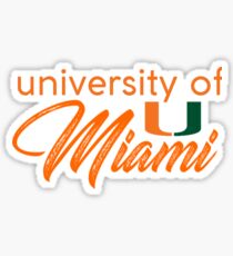 University of Miami Sticker
