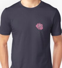 McGregor Mayweather LA Presser - Pink Rose Fuck You Pinstripe Unisex T-Shirt