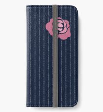McGregor Mayweather LA Presser - Pink Rose Fuck You Pinstripe iPhone Wallet/Case/Skin
