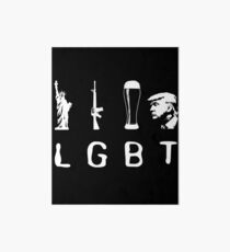 Liberty Guns Beer Trump Art Board