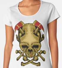 Skull Axe Women's Premium T-Shirt