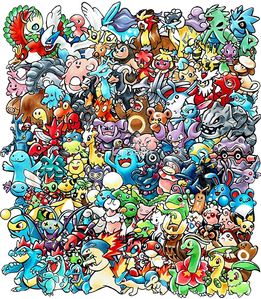 My Girlfriend Drew A Picture Of All The Gen 1 Pokemon! : R Gaming