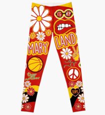 Maryland Flower Collage Leggings