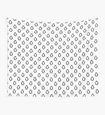 penguin seamless doodle pattern Wall Tapestry
