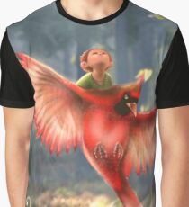 Bird RED Graphic T-Shirt