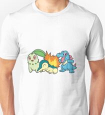 Johto Starters Unisex T-Shirt