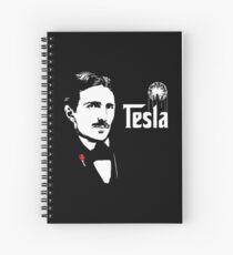 Nikola Tesla Godfather Theme Spiral Notebook