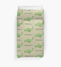 #Diplodocus - dinosaur design by Cecca Designs Duvet Cover
