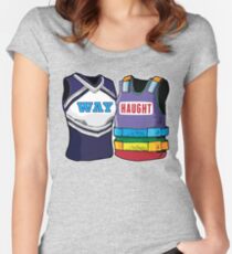 WayHaught Wynonna Earp Rainbow Vests Women's Fitted Scoop T-Shirt