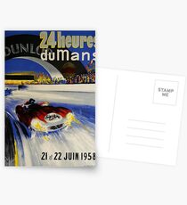 24hs Le Mans, 1958 Postkarten