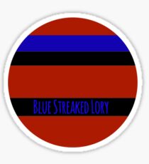 Blue Streaked Lory Pallet Sticker