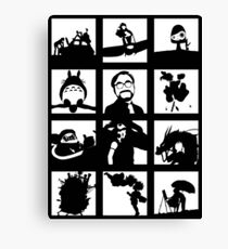 Tribute to Miyazaki Canvas Print