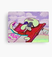 Vaporwave Low-FI ästhetisch Thaddäus Leinwanddruck
