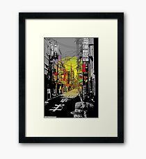 sumi-e Framed Print