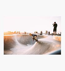 skateboard bowl grind hustle grunge collection Photographic Print
