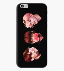 Vinilo y funda para iPhone ❀ Flores + Línea Maknae ❀