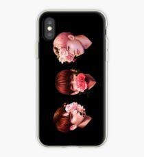 Vinilo o funda para iPhone ❀ Flores + Línea Maknae ❀